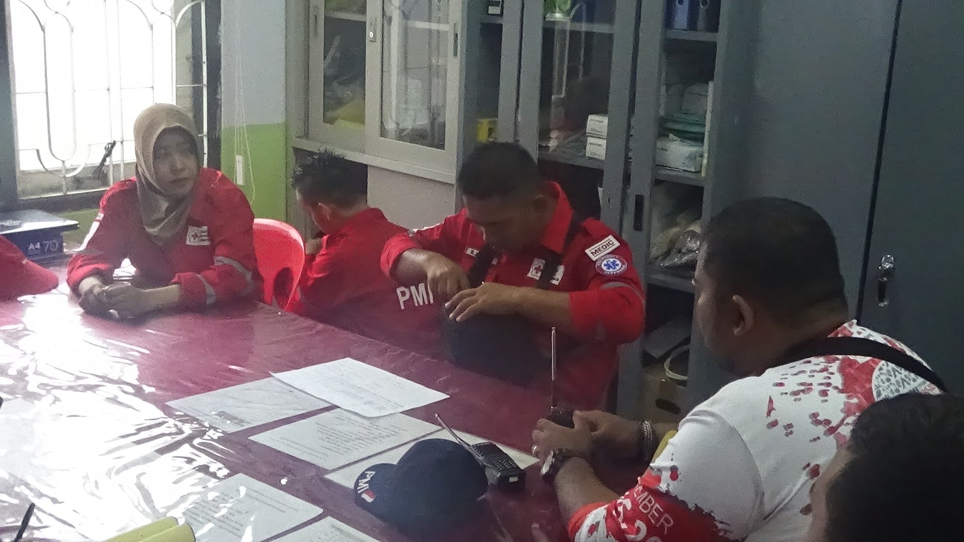 Briefing Kepada Tim Medis Dan Relawan Sebelum Menjalankan Tugas