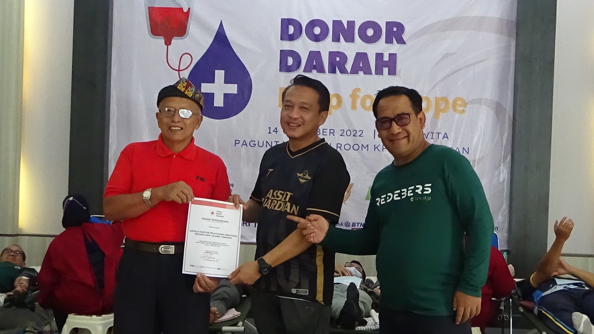Kantor KPKNL Tarakan Menggelar Kegiatan Bakti Sosial Donor Darah