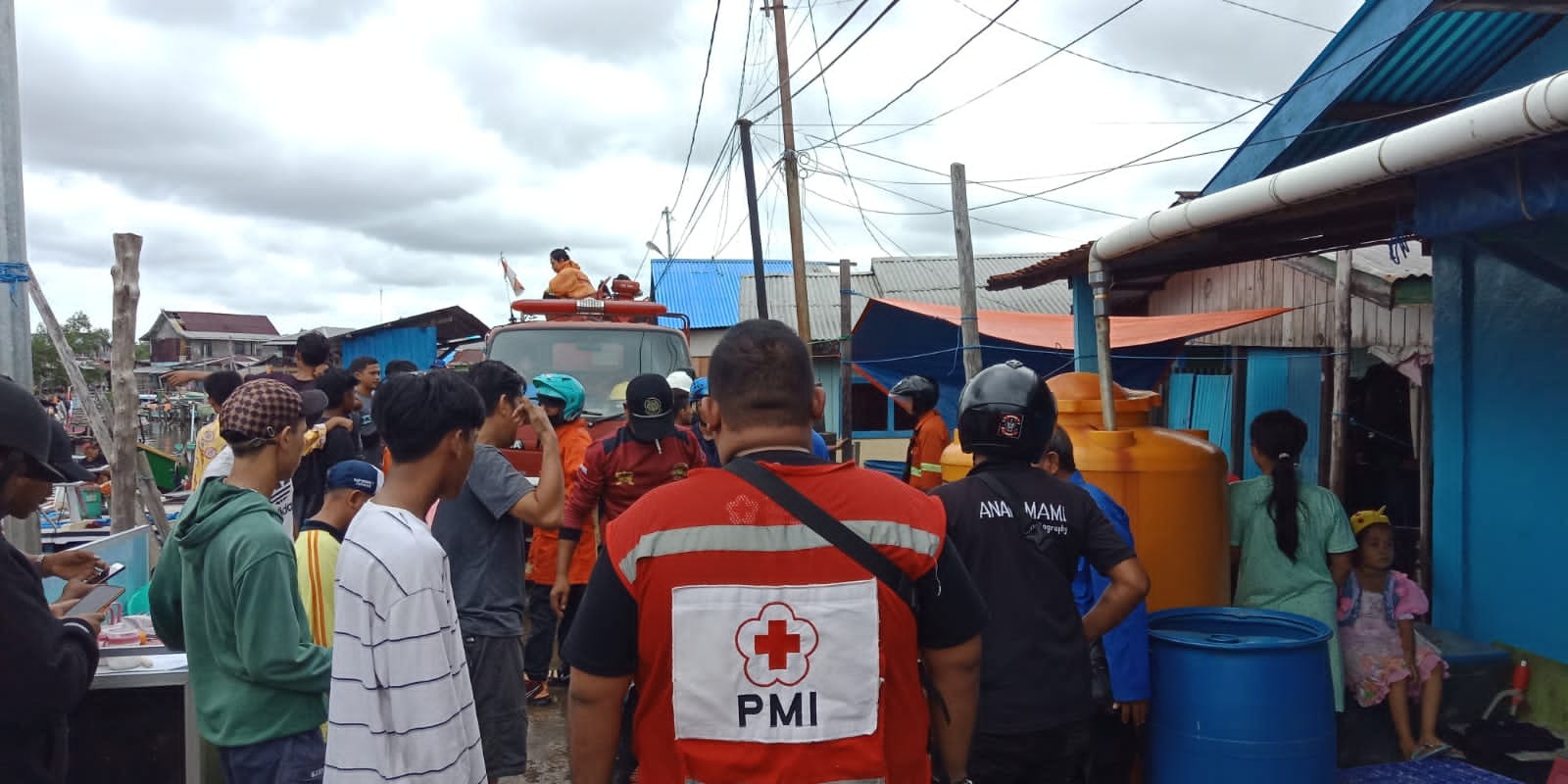 Kebakaran Rumah di Belakang Hotel Taufik