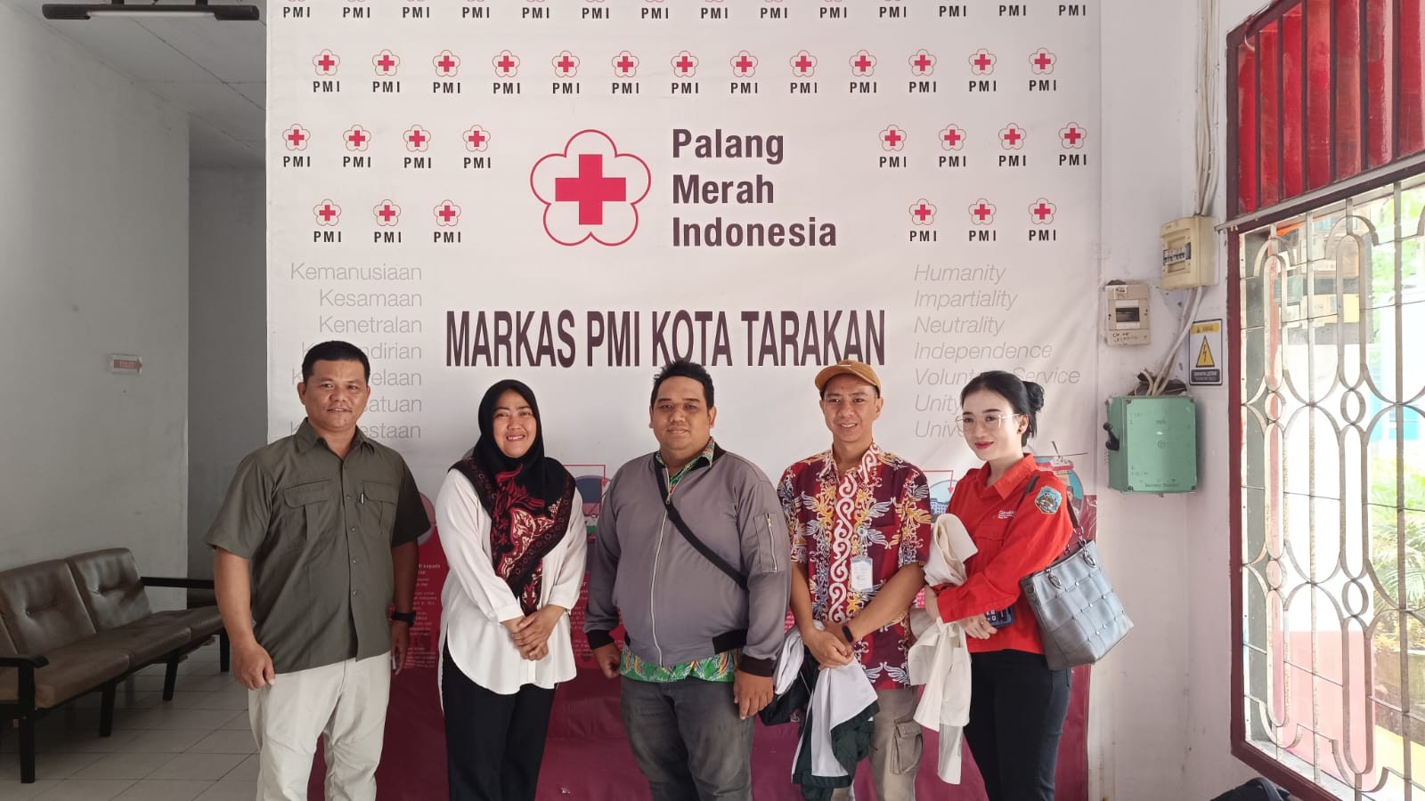 Kunjungan Dinas Kesehatan Provinsi Kalimantan Utara Ke Palang Merah Indonesia (PMI) Kota Tarakan