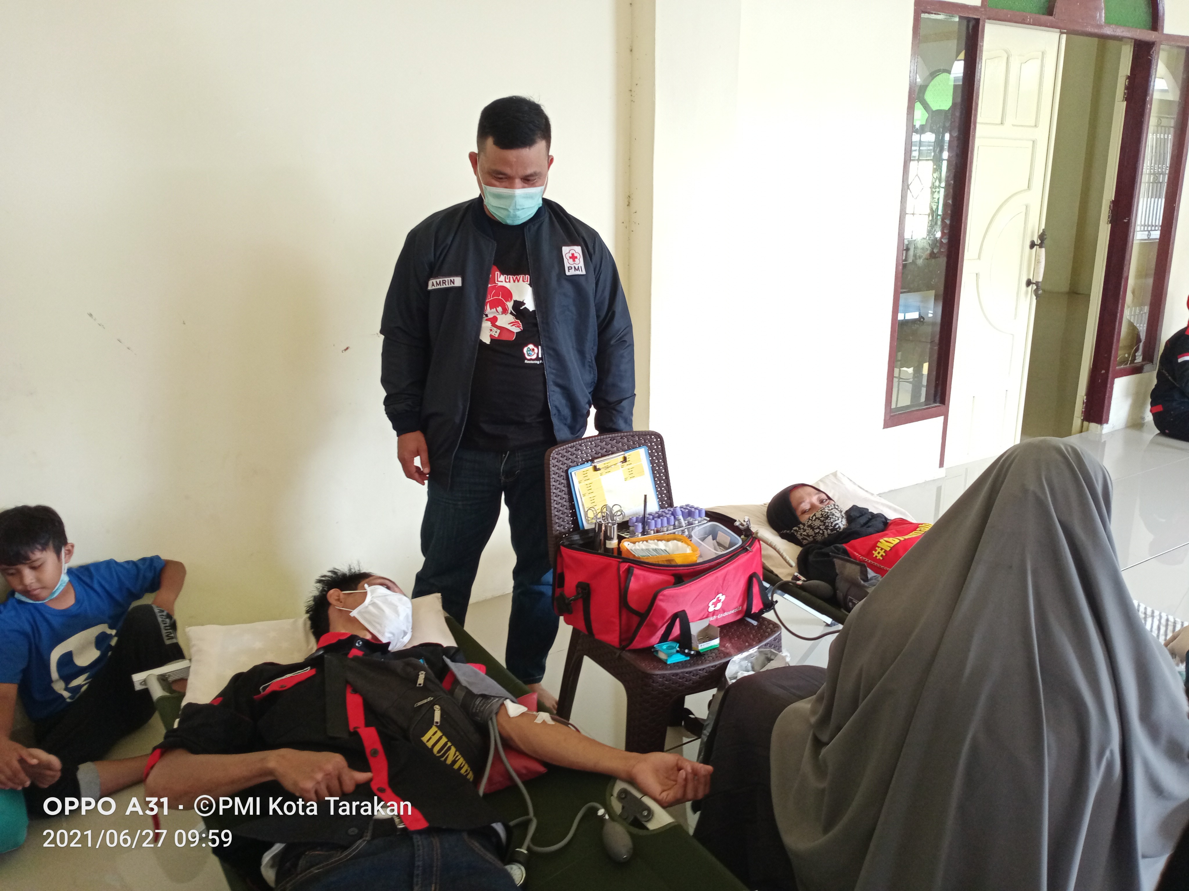 UDD PMI Kota Tarakan bekerja sama dengan Komunitas Bugis Tarakan (KBT) melaksanakan Mobile Unit Dono