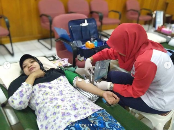 Bakti sosial donor darah yang dilaksanakan rutin oleh PT. IntracaWood Manufacturing Tarakan
