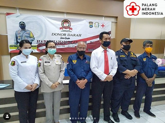 Kegiatan Donor Darah UUD PMI Kota Tarakan Dengan Polres Tarakan Kalimantan Utara