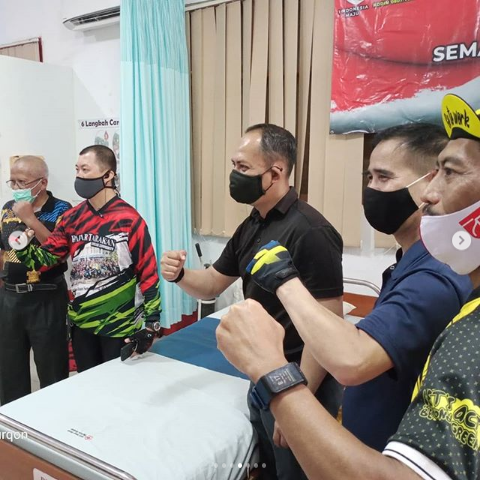 Bhakti Sosial Donor Darah Dinas Pemuda Dan Olahraga Kota Tarakan Dalam Rangka HUT RI Ke-75 Tahun