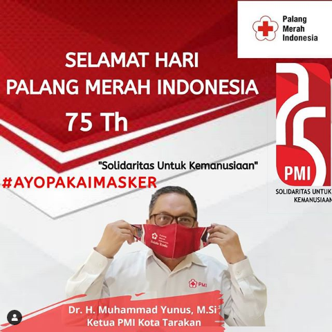 HUT PALANG MERAH INDONESIA 75 TAHUN