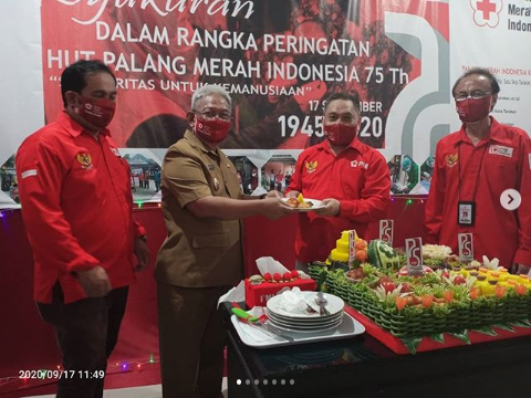 Syukuran dalam rangka Peringatan HUT PALANG MERAH INDONESIA KE 75 Th